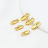 Versatile Natural Copper Clasp For Bracelet Necklace With Colorpreserving Electroplated Gold Treatment