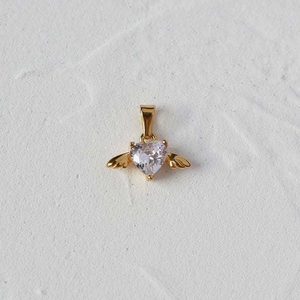 Versatile Pendant Necklace With Serpentine Rose Coin Melon Buckle Woolen Chain Titanium Steel 18K Gold Plated