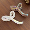 Versatile Plastic Resin Electroplated Hair Clip For Women