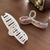 Versatile Plastic Resin Electroplated Hair Clip For Women