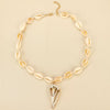Versatile Shell Conch Pendant Necklace For Women Handmade With Animals Zodiac Pattern