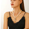 Versatile Shell Conch Pendant Necklace For Women Handmade With Animals Zodiac Pattern
