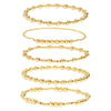 Versatile Shell Cross Set Pearl Bracelet Geometric Handmade Unisex