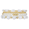 Versatile Shell Cross Set Pearl Bracelet Geometric Handmade Unisex