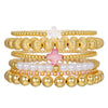 Versatile Shell Cross Set Pearl Bracelet Geometric Handmade Unisex