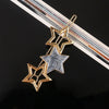Vintage Acetate Hair Side Clip With Electroplated Frog And Five Pointed Star Accents For Women