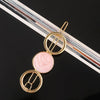 Vintage Acetate Hair Side Clip With Electroplated Frog And Five Pointed Star Accents For Women