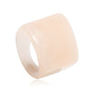 Vintage Acrylic Geometric Index Finger Ring Simple Elegant Fashion Ring For Unisex