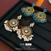 Vintage Alloy Earrings With Geometric Pattern And Electroplating For Women