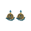 Vintage Alloy Earrings With Geometric Pattern And Electroplating For Women