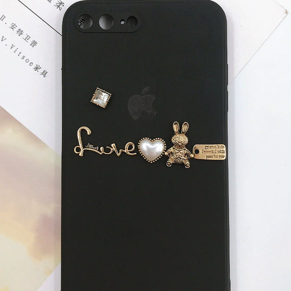 Vintage Alloy Handmade Jewelry Accessories With Bear Bow Rabbit Bowtie Patterns