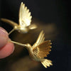 Vintage Animal Zodiac Copper Gold Plated Earrings For Women