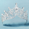 Vintage Baroque Rhinestone Crown Headpiece For Women Luxury Bridal Wedding Hair Accessory With Elegant Retro Detailing