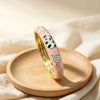 Vintage Enamel Panda Children's Bracelet With Playful Animal Design And Plated Finish Wholesale Jewelry Accessory