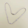 Vintage Fashion Jewelry Women's Clavicle Chain Necklace Copper Goldplated With Flower Pattern
