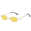 Vintage Full Frame Narrow Rectangle Light Sunglasses For Men And Women Transparent Lens Fashion Eyewear