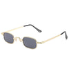 Vintage Full Frame Narrow Rectangle Light Sunglasses For Men And Women Transparent Lens Fashion Eyewear