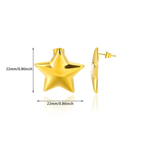 Vintage Geometric Bow And Drop Earrings For Women Stainless Steel Enamel Natural Stone Jewelry