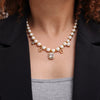 Vintage Geometric Digital Tag Shell Bead Titanium Steel 18K Gold Plated Jewelry Suit For Women