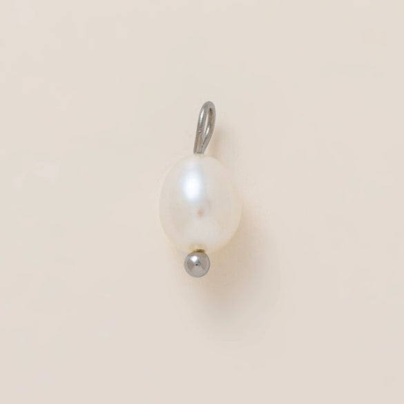 Vintage Geometric Natural Freshwater Pearl Pendant Diy Accessories For Ladies