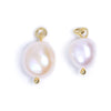 Vintage Geometric Natural Freshwater Pearl Pendant Diy Accessories For Ladies
