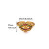 Vintage Gold Plated Enamel Devil's Eye Zircon Open Ring Adjustable Exaggerated Retro Unisex Statement Finger Jewelry