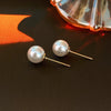 Vintage Gold Plated Silver Needle Earrings With Heart Flower Leaves Geometric Pattern And Dripping Oil Design For Women