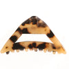 Vintage Handmade Acrylic Acetate Triangle Ponytail Hair Clip For Women Stylish Hair Accessory