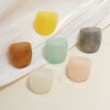 Vintage Minimalist Geometric Acrylic Resin Ring Elegant Trendy Unisex Fashion Ring