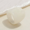 Vintage Minimalist Geometric Acrylic Resin Ring Elegant Trendy Unisex Fashion Ring