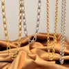 Vintage Minimalist Stainless Steel Ushaped Cross Chain Necklace With Electroplated Titanium Steel Pendant Unisex Jewelry