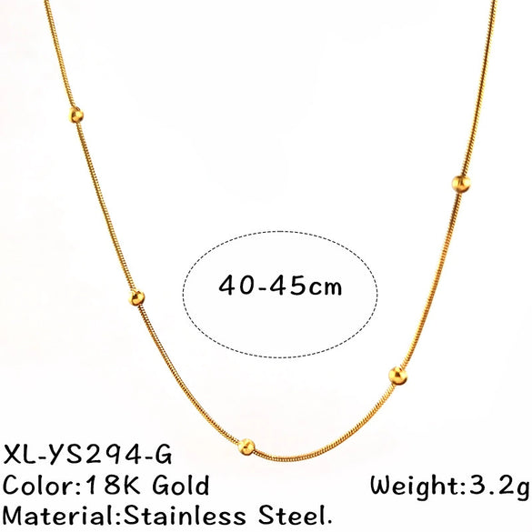 Vintage Minimalist Stainless Steel Ushaped Cross Chain Necklace With Electroplated Titanium Steel Pendant Unisex Jewelry