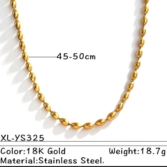 Vintage Minimalist Stainless Steel Ushaped Cross Chain Necklace With Electroplated Titanium Steel Pendant Unisex Jewelry
