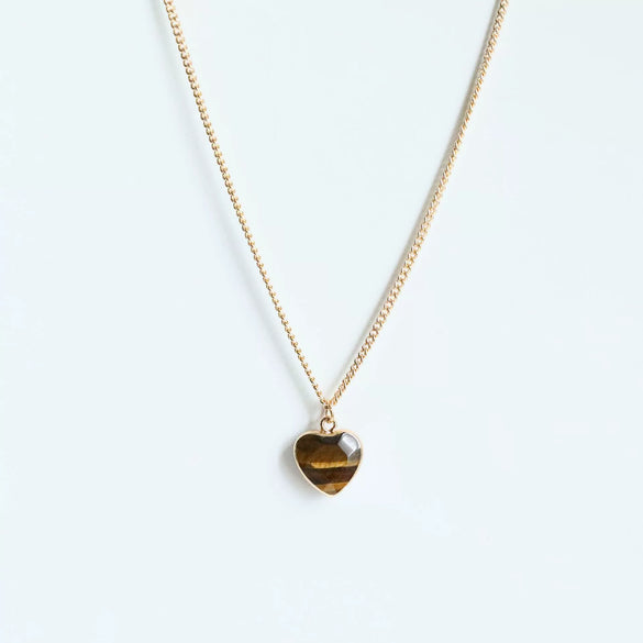 Vintage Natural Stone Crystal Pendant Necklace With Geometric Pattern Copper Oshaped Chain Electroplated