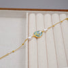 Vintage Plants And Flowers Style Pearls Inlaid Earrings And Bracelet Set