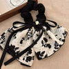 Vintage Printed Hair Rope Ribbon For Women Handmade Fabric