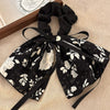 Vintage Printed Hair Rope Ribbon For Women Handmade Fabric