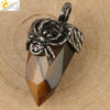 Vintage Silver Tone Crystal Spider Pendant Necklace Minimalist Insect Jewelry With Tapered Pendant On Ball Chain