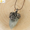Vintage Silver Tone Crystal Spider Pendant Necklace Minimalist Insect Jewelry With Tapered Pendant On Ball Chain