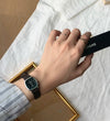Vintage Square Alloy Women's Leisure Watch