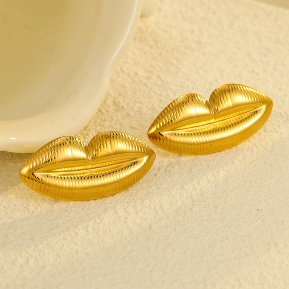 Vintage Stainless Steel Electroplating Earrings For Women