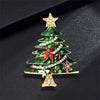 Vintage Style Christmas Tree Alloy Unisex Brooches