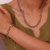 Vintage Style Classic Style Oval Stainless Steel Plating 18k Gold Plated Bracelets Necklace