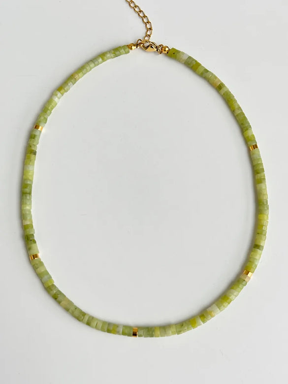 Vintage Style Classic Style Roman Style Round 18K Gold Plated Natural Stone 304 Stainless Steel Beaded Wholesale Pendant Necklace