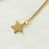 Vintage Style Cross Star Stainless Steel Plating 18k Gold Plated Double Layer Necklaces