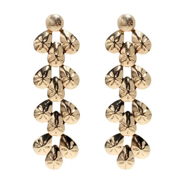 Vintage Style Geometric Alloy Plating Drop Earrings