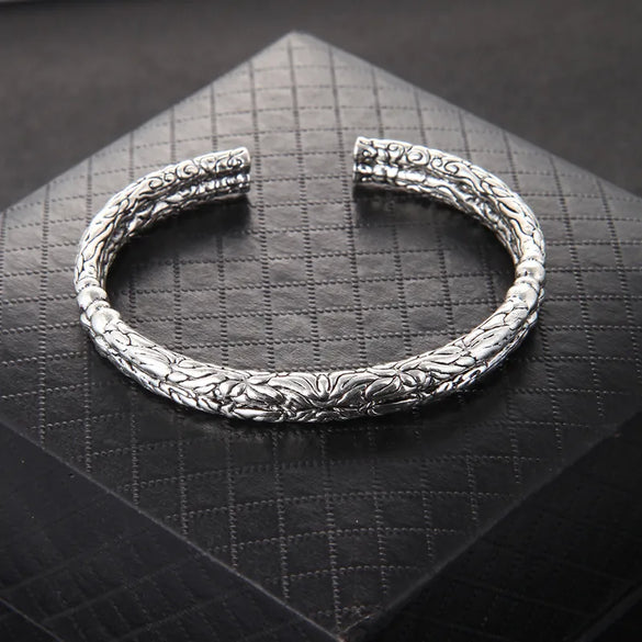 Vintage Style Geometric Alloy Plating Men'S Bangle