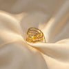 Vintage Style Geometric Zircon Electroplated Diamond Shaped Ring For Women