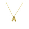 Vintage Style Letter Copper Plating Pendant Necklace