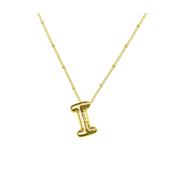 Vintage Style Letter Copper Plating Pendant Necklace
